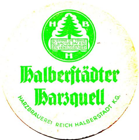 halberstadt hz-st harz rund 2a (215-harzbrauerei reich-grn)